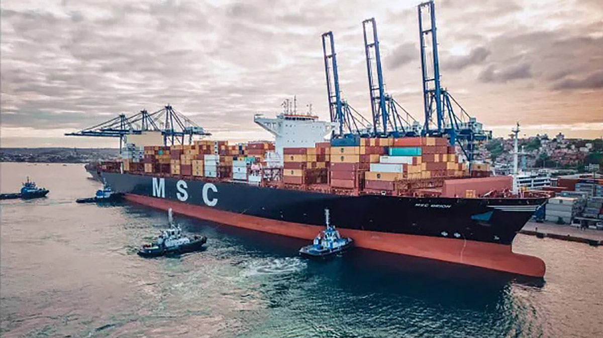 O navio MSC Orion será o terceiro navio com 366 metros de comprimento e 51 m de boca