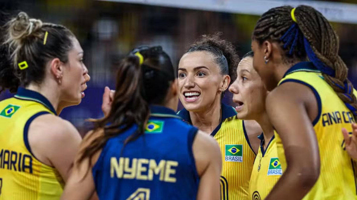 O Brasil venceu a Turquia na disputa pelo terceiro lugar do vôlei feminino