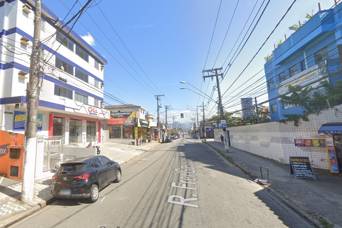 Caso aconteceu na rua Frei Gaspar, em São Vicente