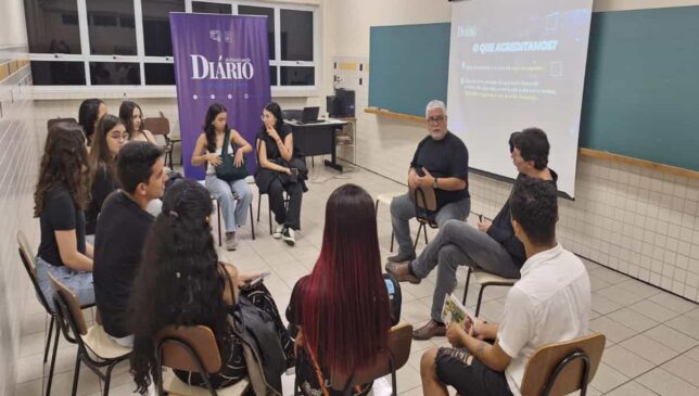 Diário do Litoral foi representado pelos jornalistas Carlos Ratton e Nilson Regalado