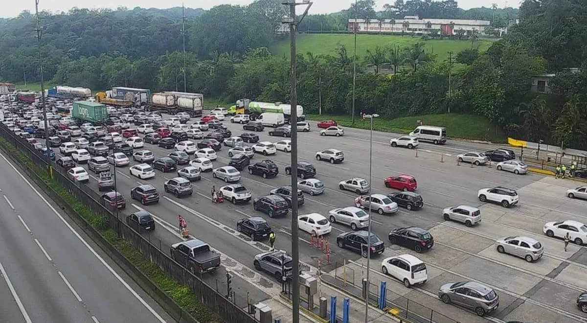 A pista Sul da Via Anchieta será interditada para obras no dia 30 de setembro