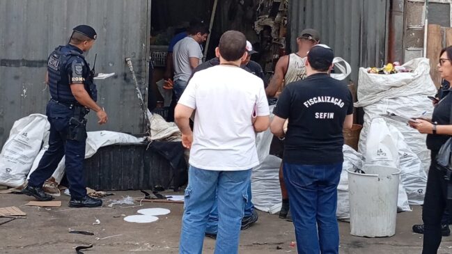 Ação foi realizada no centro do município, onde foi identificada uma adega clandestina com várias irregularidades graves