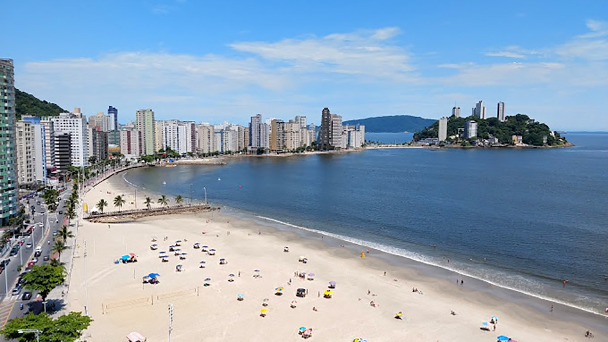 São Vicente tem quatro praias impróprias para o banho
