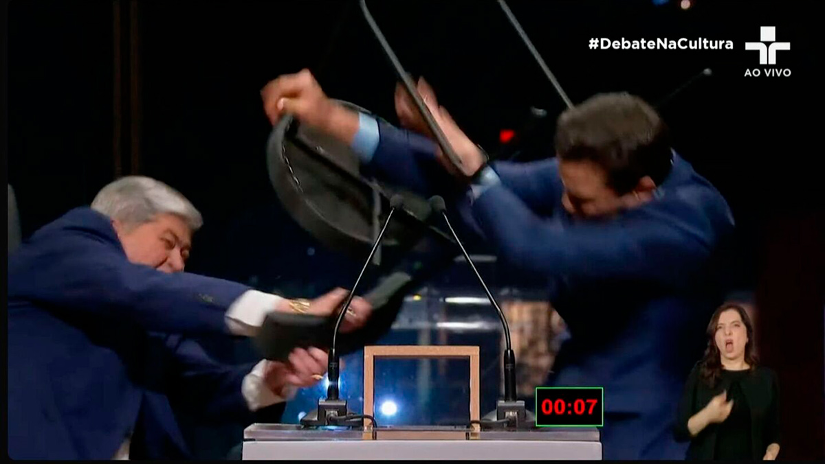 A assessoria de Pablo Marçal (PRTB) disse que o candidato está com suspeita de ter fraturas na região torácica