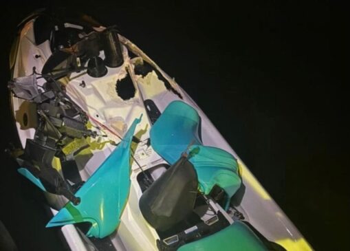 Acidente aconteceu próximo a Marina Rocket Club na noite desta sexta-feira (25)