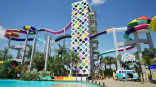 O nome 'Surreal' faz jus à magnitude do brinquedo, que será o maior já construído na história do parque