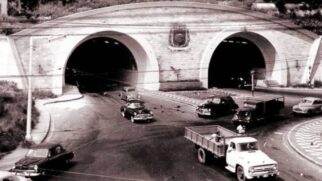 A construção do túnel teve início em 22 de dezembro de 1949, durante o mandato do então prefeito Rubens Ferreira Martins