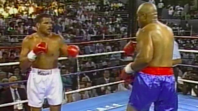 Em 16 de junho de 1990, Maguila subiu ao ringue em Las Vegas para enfrentar George Foreman