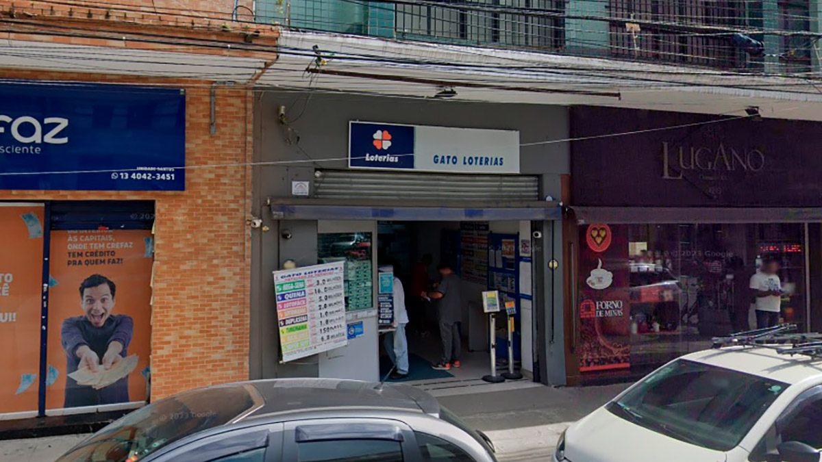 Em Santos, o prêmio saiu na Clube da Sorte Loterias