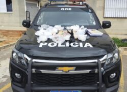 As investigações revelaram que a área era utilizada por traficantes como depósito e centro de distribuição de entorpecentes