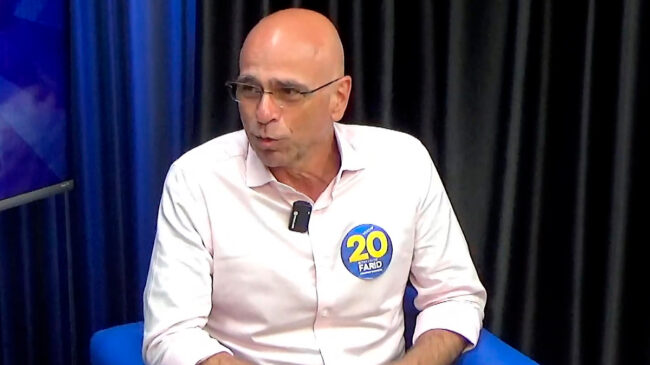 O prefeito eleito de Guarujá, Farid Madi, em entrevista ao Diário do Litoral