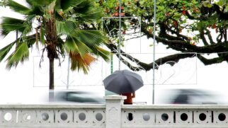 A chuva permanece firme até sábado (16) no litoral de SP