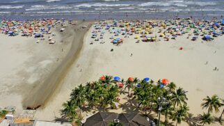 Praia Grande está com 7 praias impróprias para este feriado