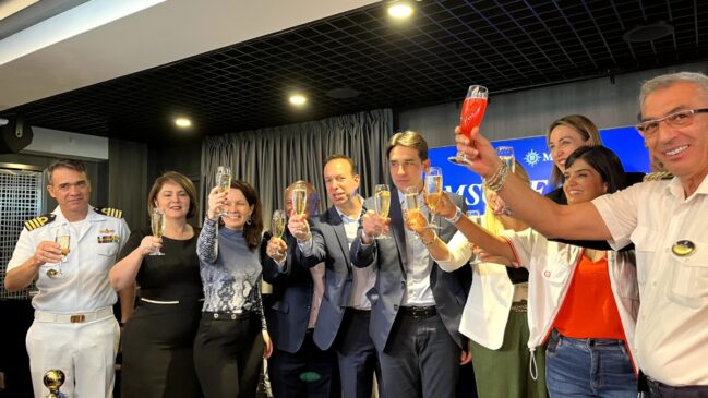 Adrian Ursilli, diretor da MSC Cruzeiros no Brasil, destacou o crescimento da frota e o aumento da oferta de roteiros.