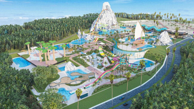 O parque ocupará uma área total de 120 mil metros quadrados