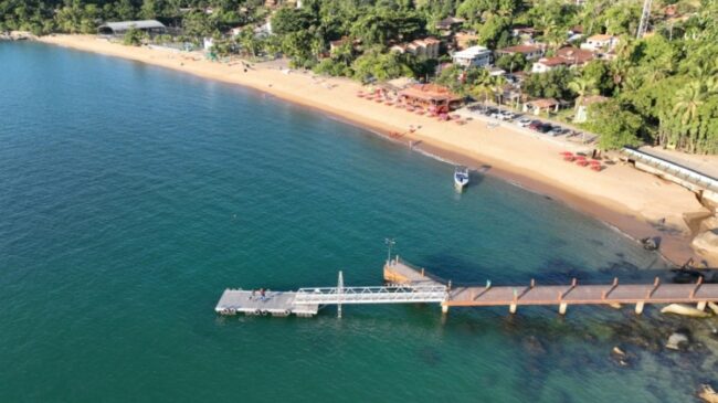 O evento, que ocorre na Praia Grande, na região Sul de Ilhabela