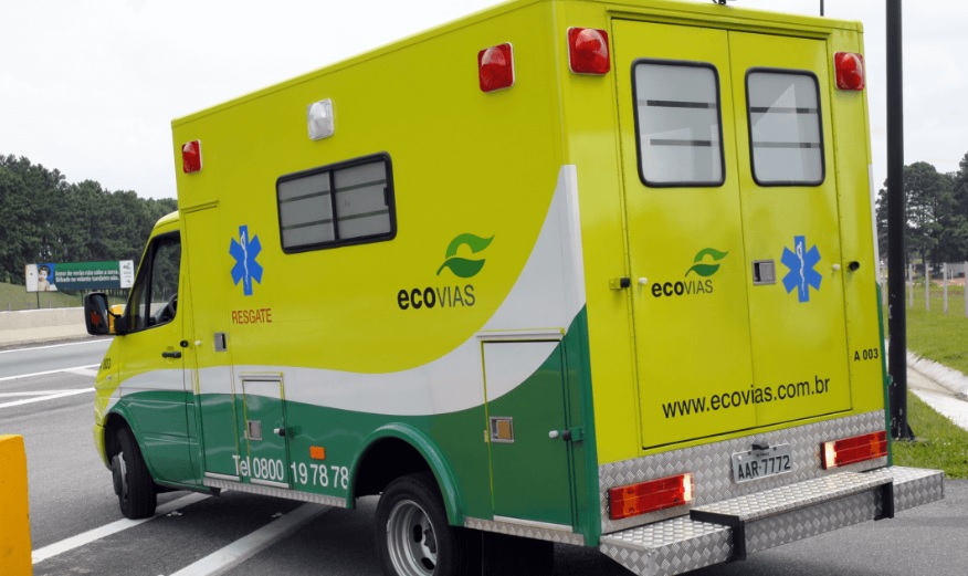 Equipes da concessionária Ecovias foram acionadas para atender a ocorrência