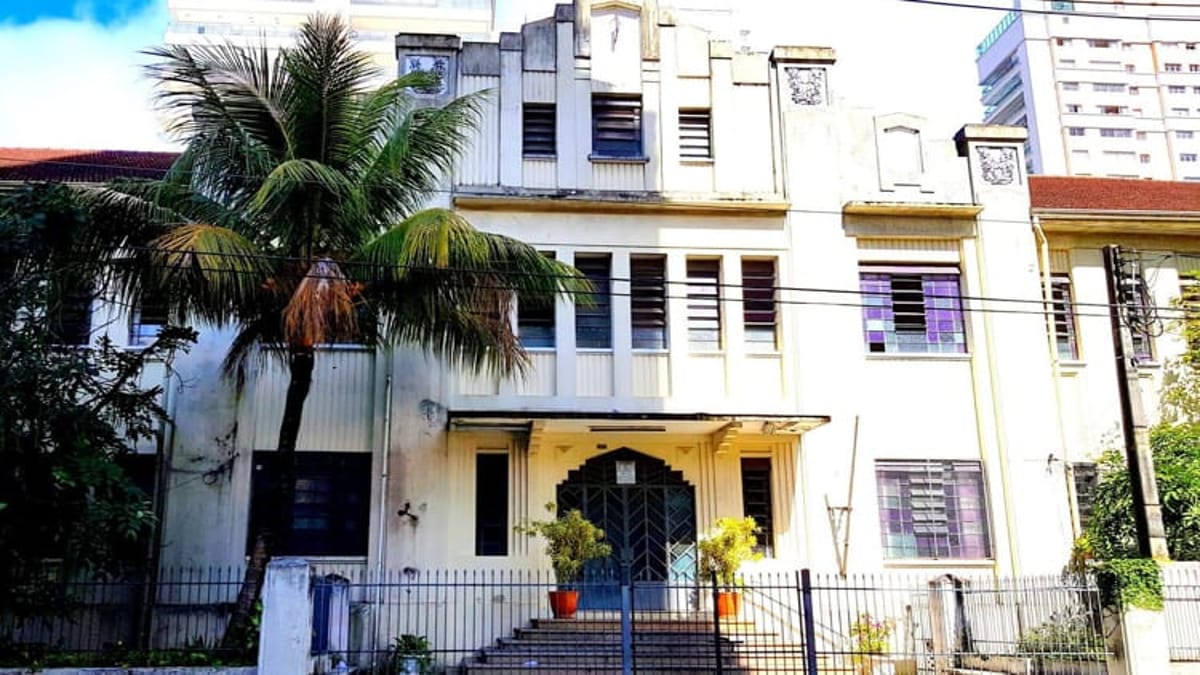 Escola Estadual Canadá, uma das mais tradicionais de Santos, localizada no bairro do Boqueirão