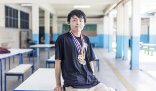 Daniel Y. Motoyama, de 15 anos, é aluno da rede estadual de SP