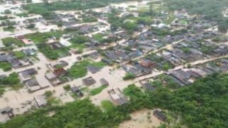 Peruíbe sofre com as consequências das fortes chuvas
