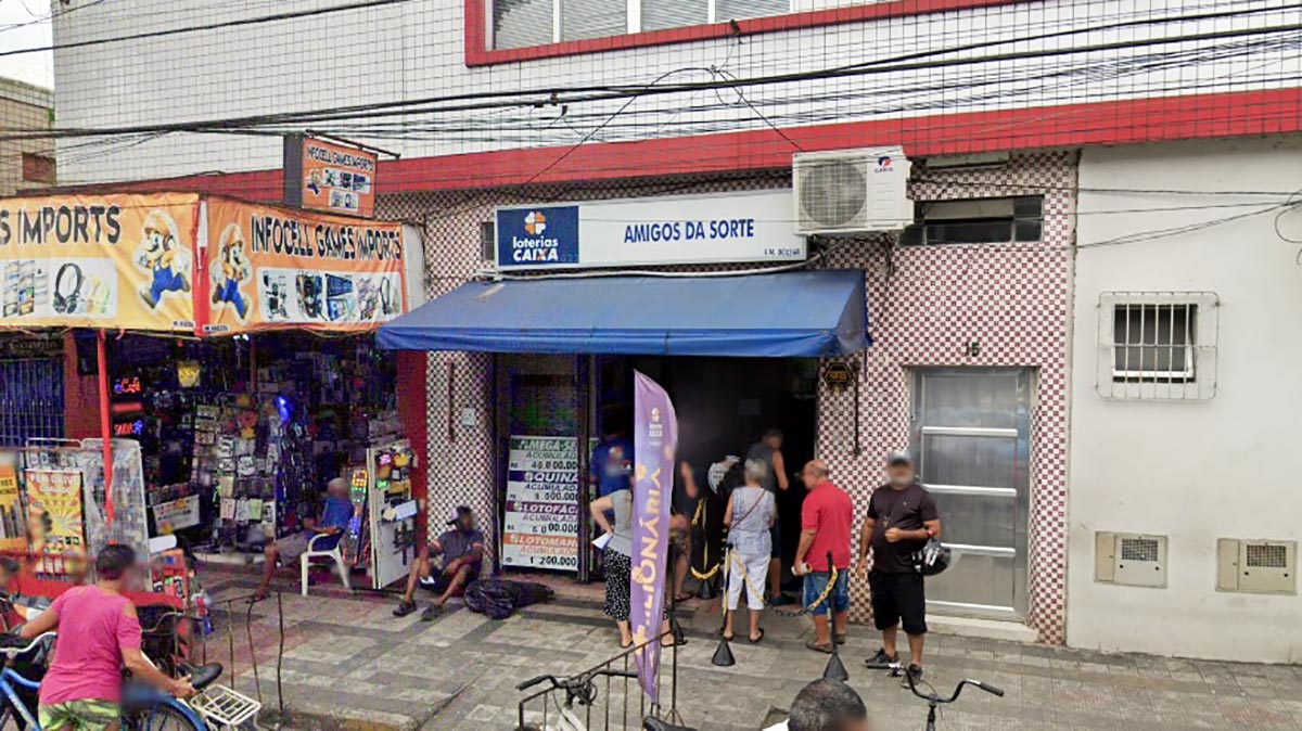 Em Guarujá, a aposta foi feita na lotérica Amigos da Sorte, localizada na R. Pará, 16