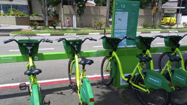 Usuários poderão retirar bicicletas sem custo em qualquer uma das 43 estações espalhadas pela cidade