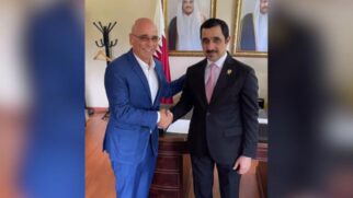 Farid Madi (Podemos), se reuniu com o embaixador do Catar no Brasil, Ahmed Mohammed Al Shebani