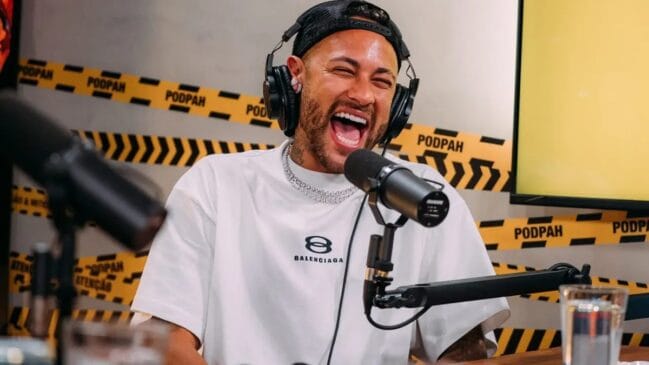 Neymar Jr foi o entrevistado da semana no podcast Podpah