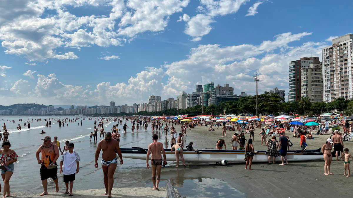 Praia estaria supostamente sendo loteada por falta de fiscalização da Prefeitura de Santos