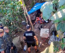 A operação contou com o apoio da Polícia Ambiental e da Terra Santos