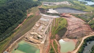 A construção da barragem e do reservatório implicará na supressão de vegetação na área da represa
