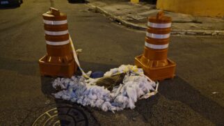 A situação é crítica na Rua Carlos José Borstens