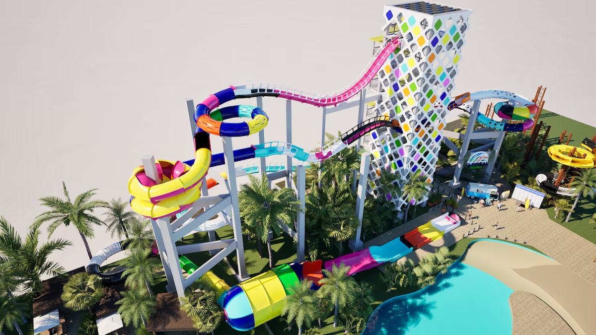 Maior montanha-russa aquática do mundo se encontra no Ceará, dentro do Beach Park