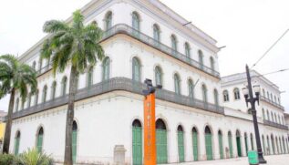 O Museu Pelé está situado no Largo Marquês de Monte Alegre