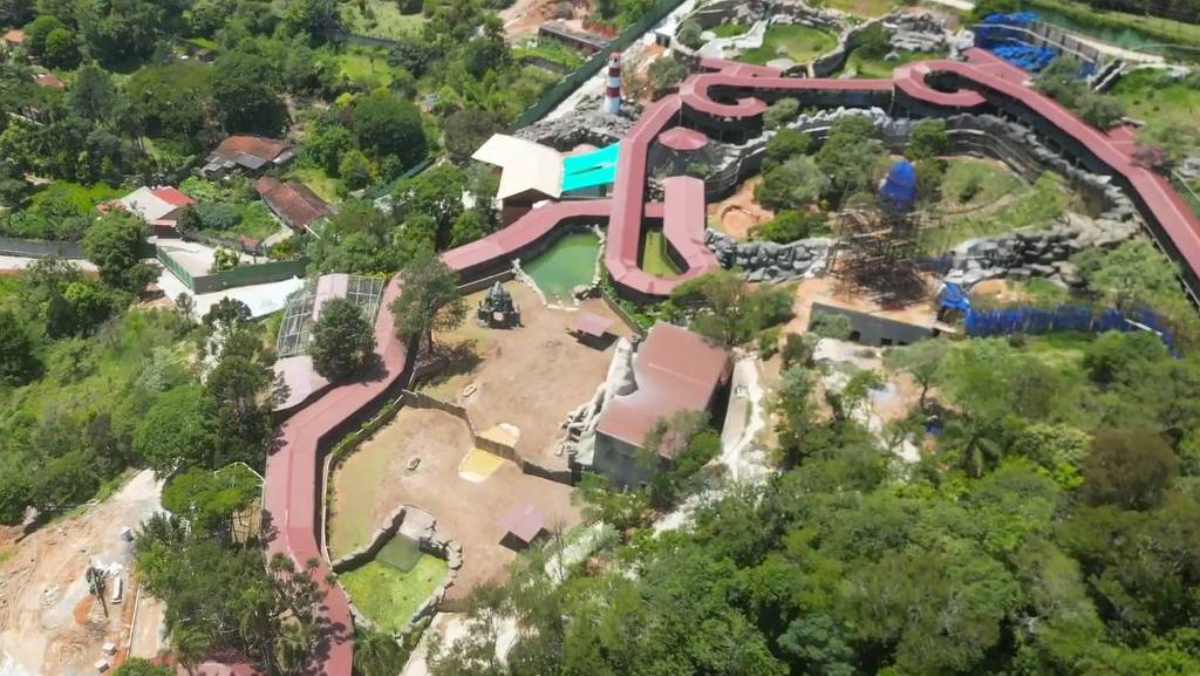 O parque ocupa uma área de 350 mil metros quadrados / Divulgação