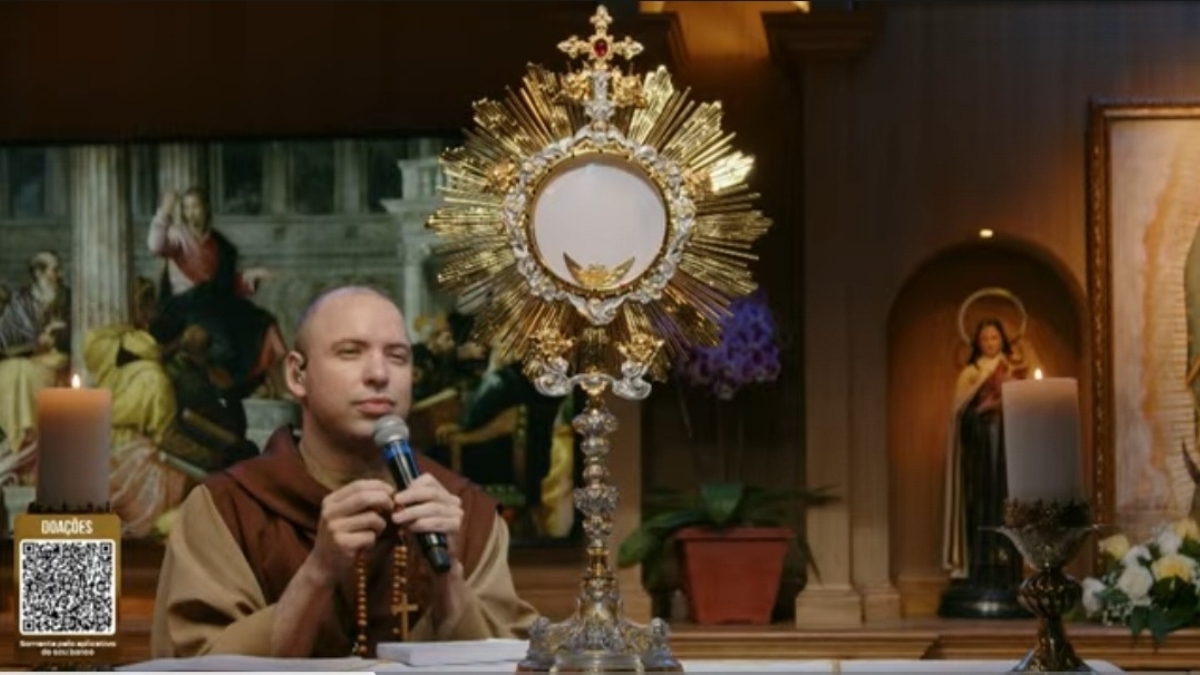 Live transmitida por canal de Frei Gilson reuniu mais de 960 mil devotos