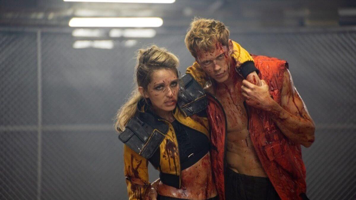 Jessica Rooth e Bill Skarsgård são dois, dos vários astros, que estão no elenco de 'Contra o Mundo' (Lionsgate/Divulgação)