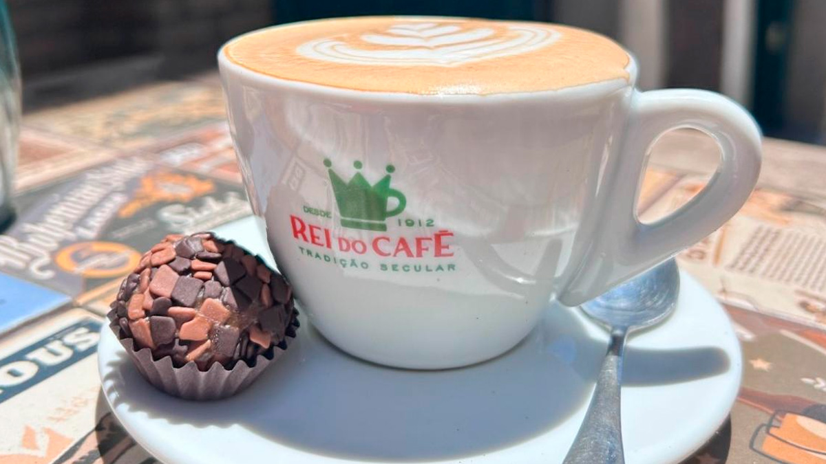 Reprodução/Instagram - Outra parada imperdível para os apaixonados por café em Santos é O Rei do Café