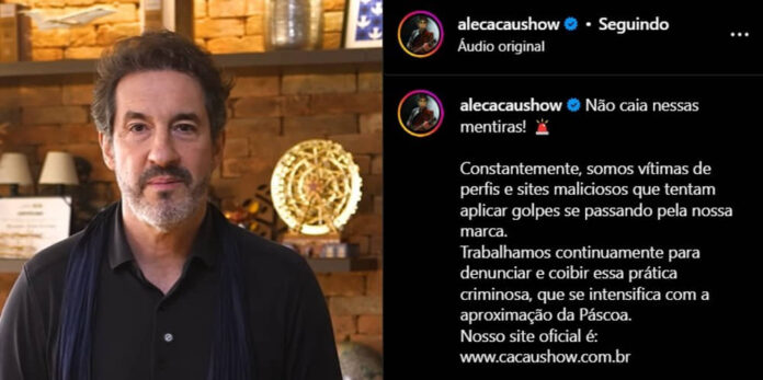 Alê Costa, dono da Cacau Show, alerta sobre golpes na Páscoa