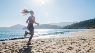 A orla de Santos é uma das melhores e mais clássicas opções para os corredores