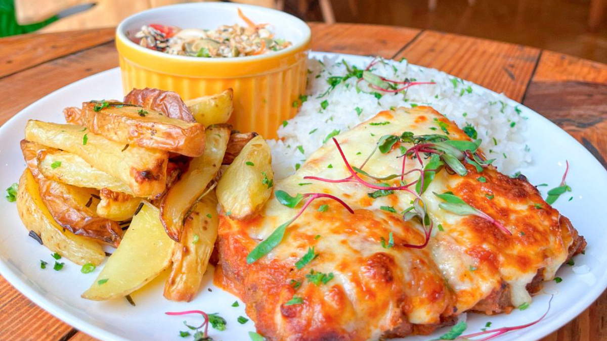 O Bife à Parmegiana Assado / Divulgação/Seo Vegê
