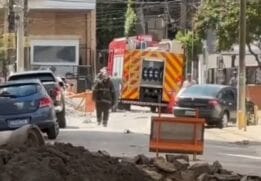 Vazamento de gás foi registrado na Rua Coronel Cândido Gomes, no bairro José Menino