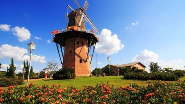 Holambra, com seu charme europeu e sua vasta produção de flores, é uma cidade que merece ser visitada