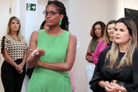 Passagem da filósofa Djamila Ribeiro pela Casa da Mulher aconteceu no contexto das gravações de um documentário