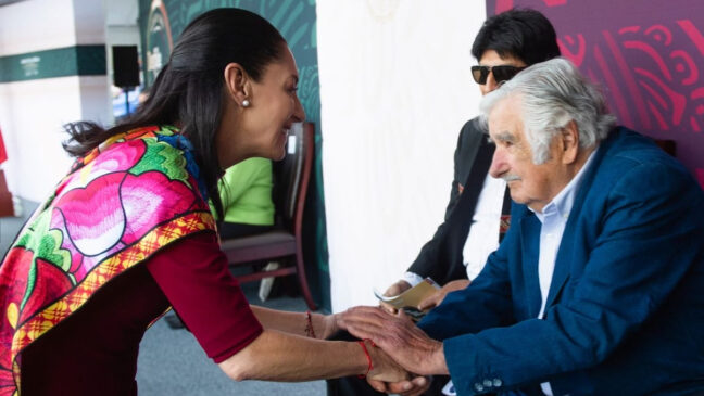 A presidente do México, Claudia Sheinbaum, afirmou que Mujica foi um exemplo não apenas para a América Latina