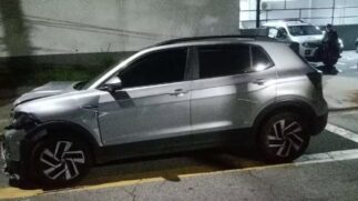 O padre conduzia um Volkswagen T-Cross alugado