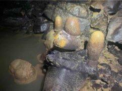 A caverna fica a 2.387 metros acima do nível do mar