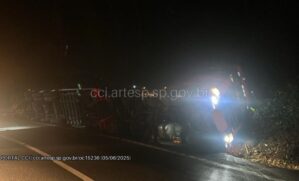 De acordo com a Ecovias, o acidente não gerou congestionamento visto que a via já estava bloqueada para normalização do SAI