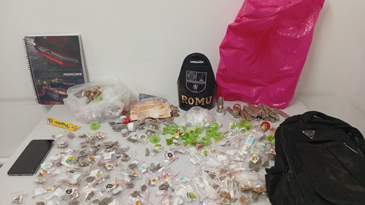 GCM prende em flagrante um homem que estava em atitude suspeita na proximidade do IOPE (Inspetoria de Operações Especiais). 