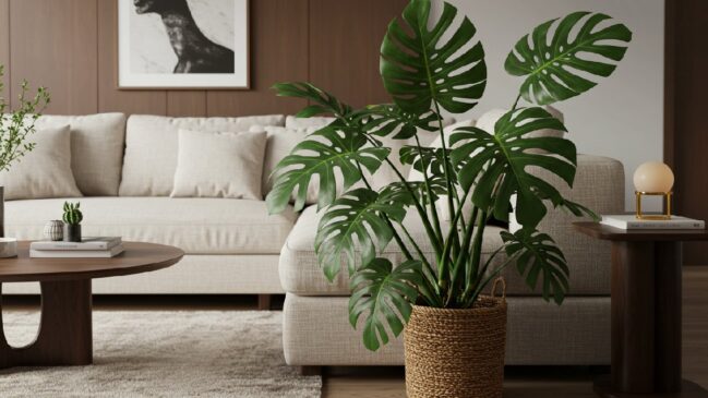 Monstera ajuda a movimentar o chi e traz equilíbrio para a casa